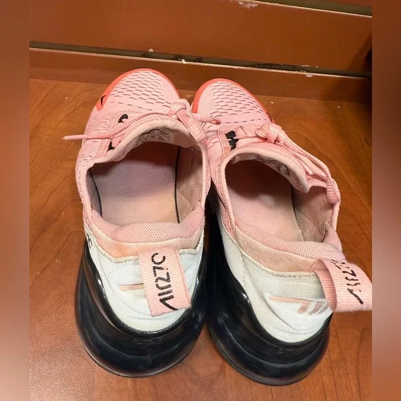 Nike Air Max 270 Pink and Black Sneakers - Picture 5 of 12